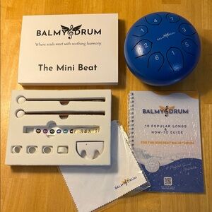 The Mini Beat Steel Tongue Drum - Blue